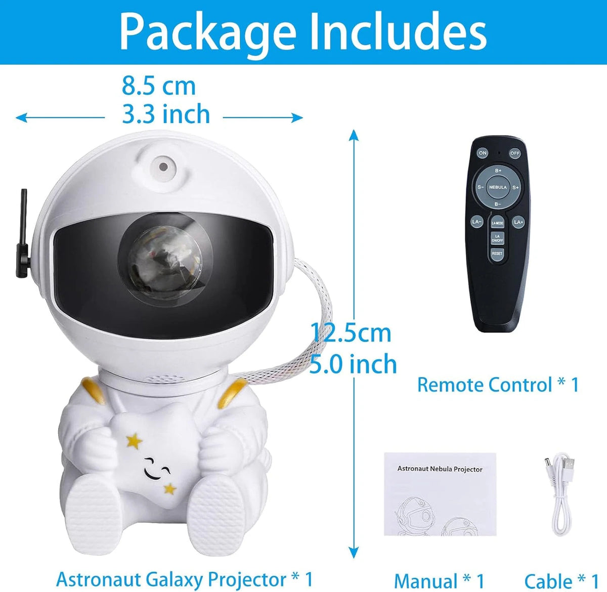 onlinestore1  astronaut galaxy projector light type c