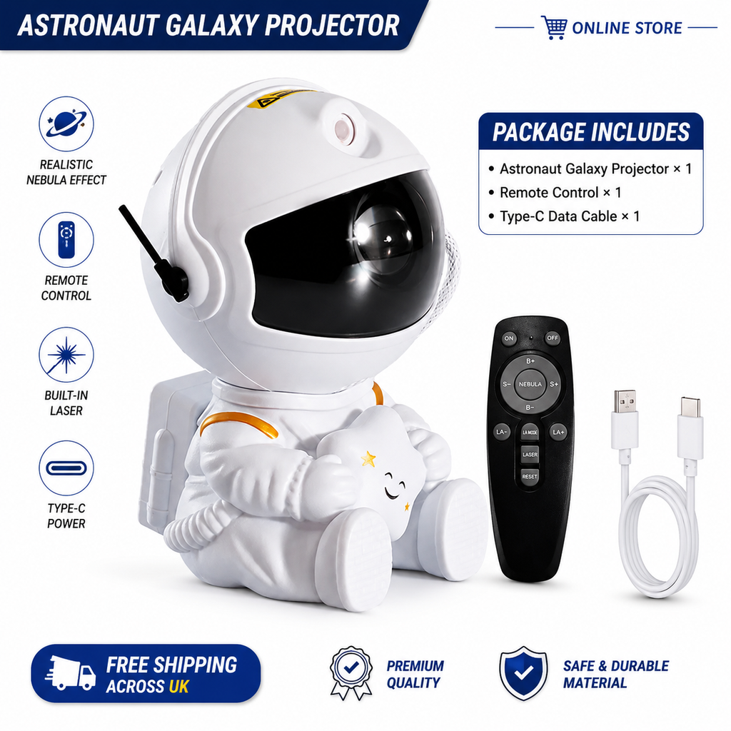 onlinestore1  astronaut galaxy projector light type c