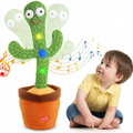 Dancing Cactus Toy – Talking, Singing & Glowing Plush for Kids –